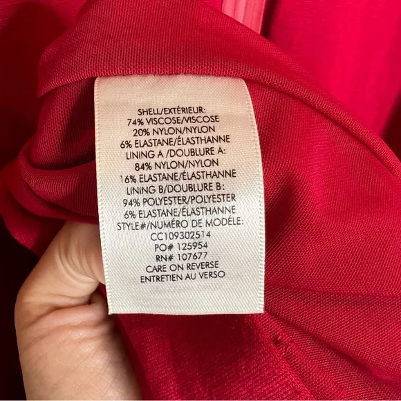 NWOT ALICE + OLIVIA Dorinda Off The Shoulder Fitted Midi Dress. Size 6 - Picture 11 of 11